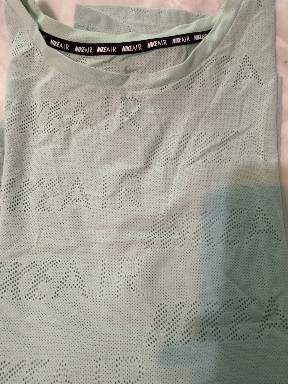 Nike Women's Mint Green Muscle Tee Sleeveless Shirt 3x - Picture 5 of 6